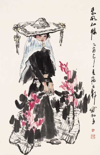 程宝泓 人物 立轴